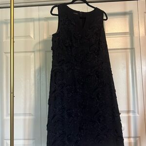 Talbots Floral Appliqué Dress